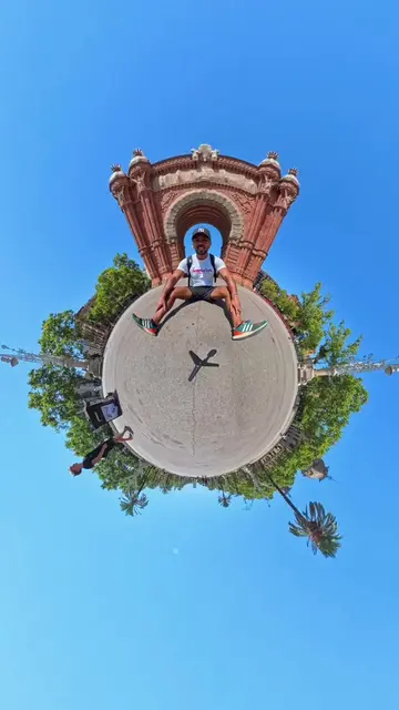 Efecto planeta con la insta 360x5 #insta360 #videotutorials #insta360x6 