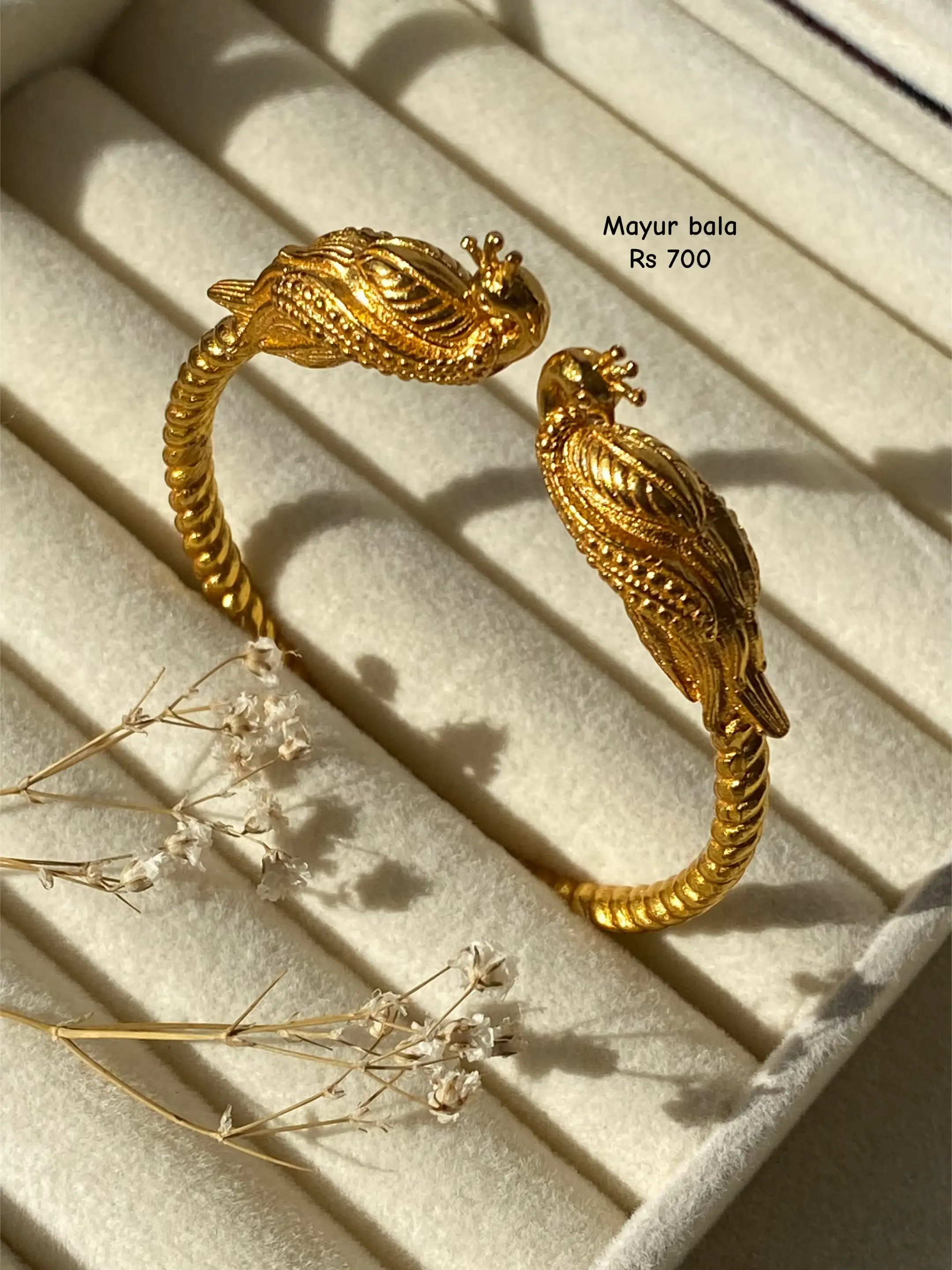 Goldplated on brass  A touch of tradition for your wrist. #ethnicbangles #bala #