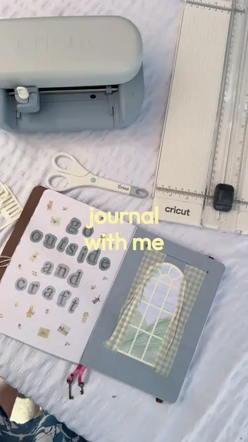 Journal With Me ft. @Cricut Joy 2 ✂️📗🌿✨ One of my favorite ways to slow down i