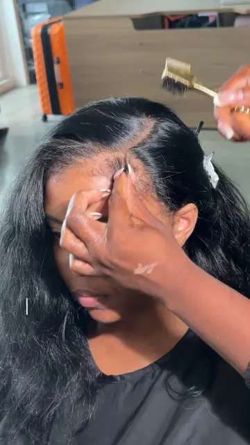 My current favorite ❤️ Behind the Hairline Wig Install. Featuring a custom wig I