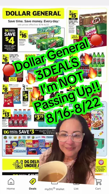 🛑DOLLAR GENERAL🛑 3 DEALS I’m NOT Passing up!! 8/16-8/22! Tide lovers you’re up
