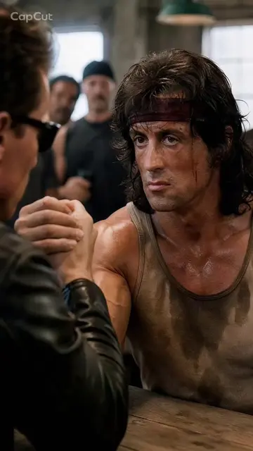 Terminator 2 x Rambo x Over The Top x Rocky Two action legends. One table. No su