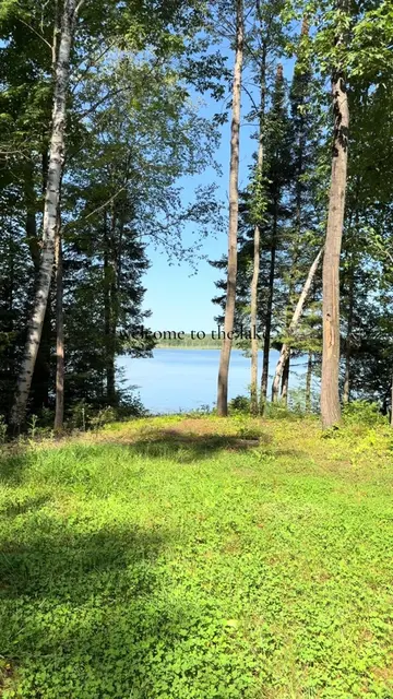 Welcome to the lake in Crandon, Wisconsin 🌲🌊 Your sign to trade the noise for 