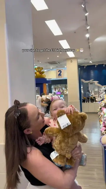 If your baby is turning one, this is your sign to make the most of @Build-A-Bear