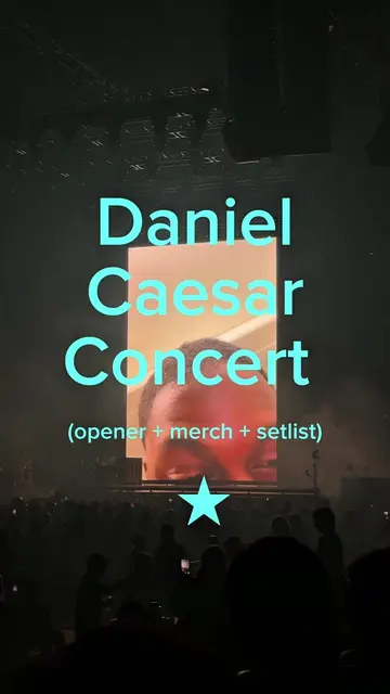 I wonder if the setlist varied in each city 🤔@DanielCaesar #danielcaesar #sonof