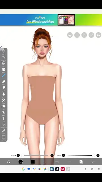 How to draw elegant evening dress using ibis paint x  #sketch #fyp #fashionillus