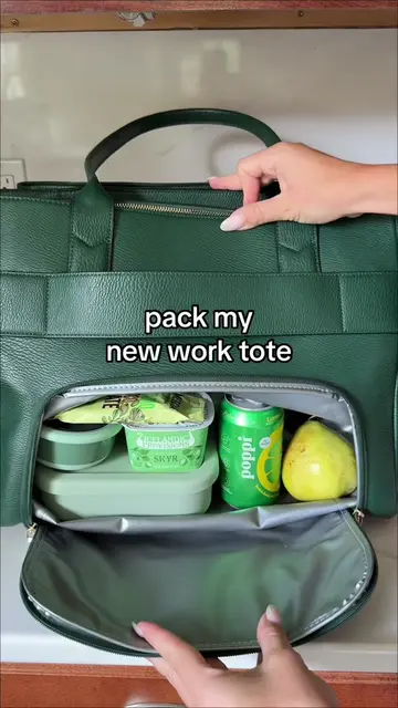 a look at everything that fits inside our Double Duty Tote #lunchbag #officebag 