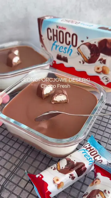 Jednoporcjowe deserki inspirowane batonikiem Choco Fresh 🤎 ❗️ Wszystkie składni