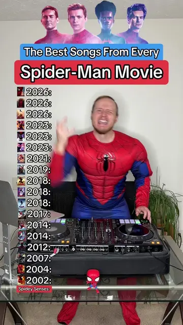 The Best Songs From Every Spider-Man Movie 🏆🎶🕷️ Do you know all of these Spid
