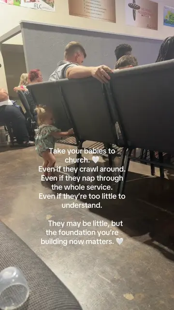 The one thing you won’t regret  #church #takeyourkidstochurch #babylife #firmfou