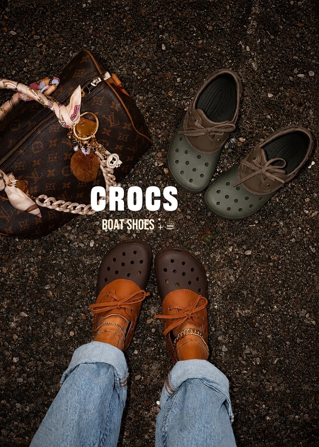 Crocs really said boat shoes…but make them cute. 🤎🍂 The perfect mix of preppy,