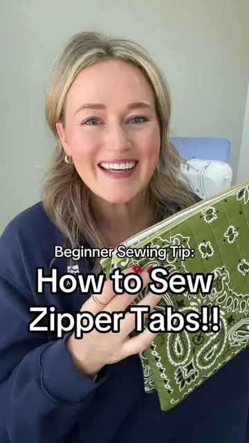 The quickest way to elevate a zip pouch!!!! You need to try this on your next on