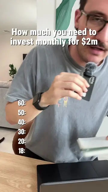 ✍️👇 How much you need to invest each month in order to retire with $2m  Have yo