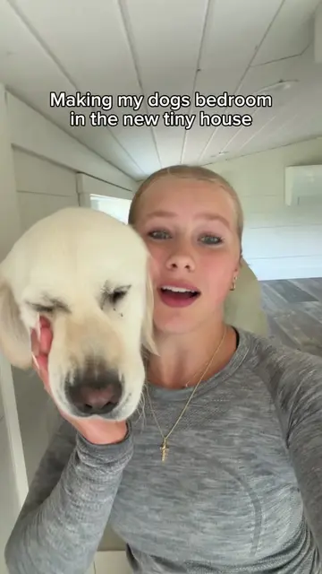 Giving my dog his own bedroom in the tiny house! Stay tuned for his reaction, it