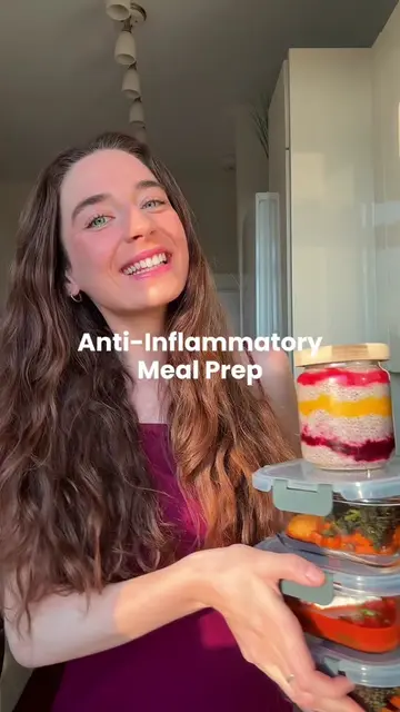 anti-inflammatory meal prep: episode 7 🥭🥦🍳🍅 recipes below: Turmeric and spin