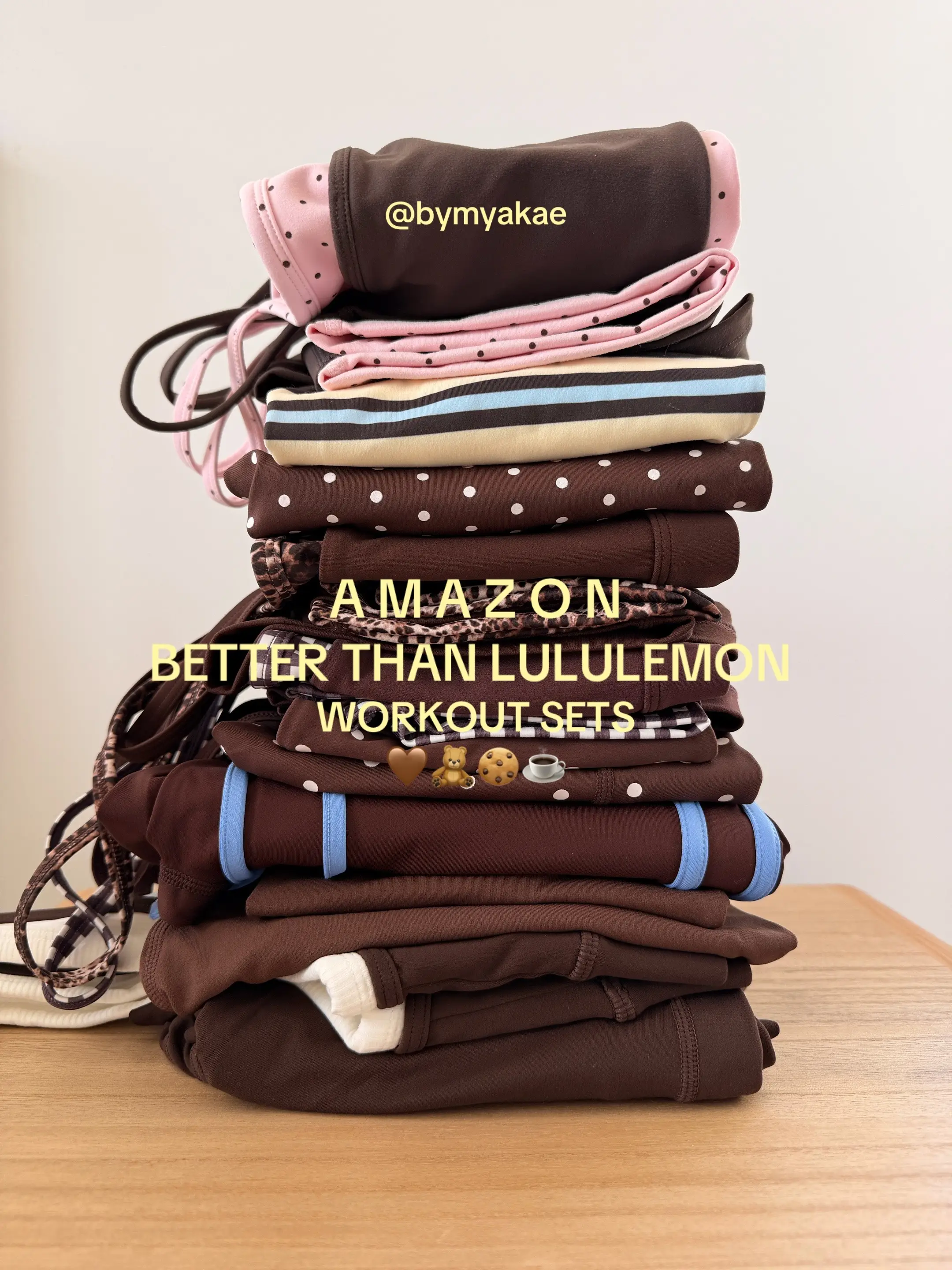 Chocolate brown activewear for fall is always an immediate yes for me! 🤎 #amazo