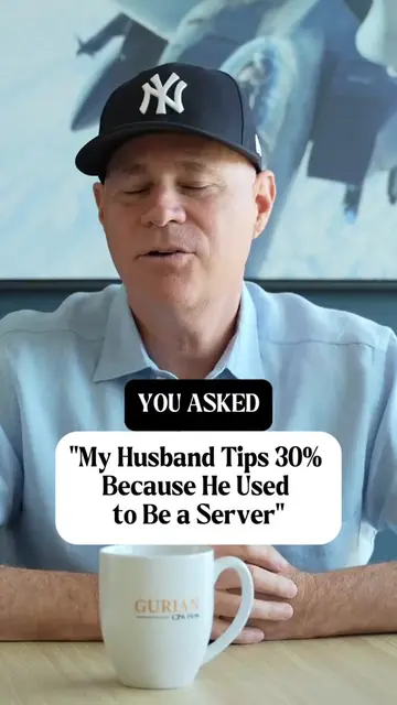 Dear Peter, "My Husband Tips 30%. I Think That's Too Much."