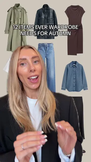 If you’re looking to start your wardrobe from scratch in autumn, these are the 1