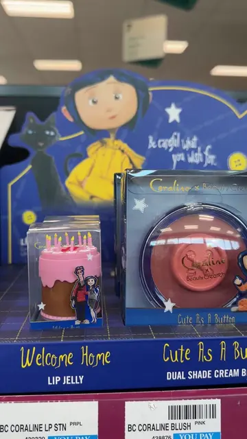 Welcome Home" 🎂 The new Coraline x Beauty Creations display has officially land