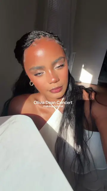 The makeup I did for Olivia Dean Concert 🧺 @Sephora Collection skin tint / matt