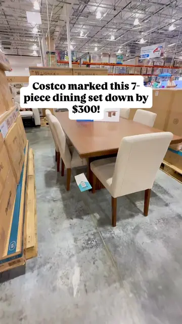 🚨 RUN TO COSTCO! This Thomasville 7-piece dining set is now only $699.99—that’s