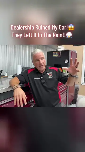 Dealership Ruined My Car!😱 They Left It In The Rain!!⛈️ #mechanic #carrepair #m
