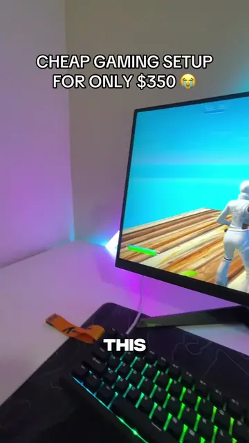 this gaming setup was INSANELY cheap! #gamingpc #GamingSetup #gaming 