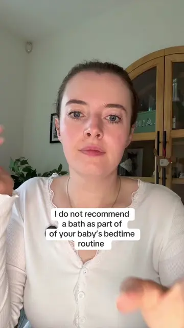 Why I do not recommend bath as part of your bedtime routine 👆  Tomorrow I’m tal