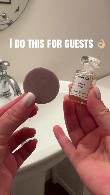 My simple trick for keeping the bathroom smelling fresh for guests ✨🚽 #bathroom