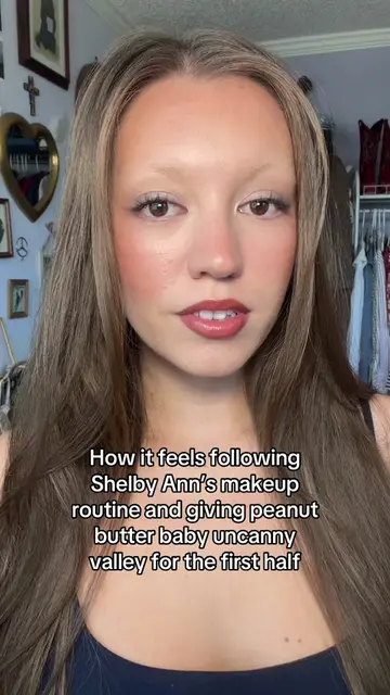Peanut butter baby is part of the @Shelby Ann process🙂‍↕️🙂‍↕️ #shelbyannmakeup