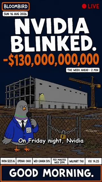 The big event last Friday night was Nvidia redoing their finances. They initiall