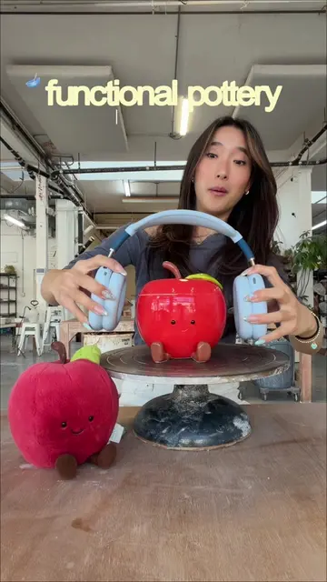going to remake the last one 😭 but LMK UR FAVE!! ✨🍓🎧🍵 #pottery #ceramics #ho
