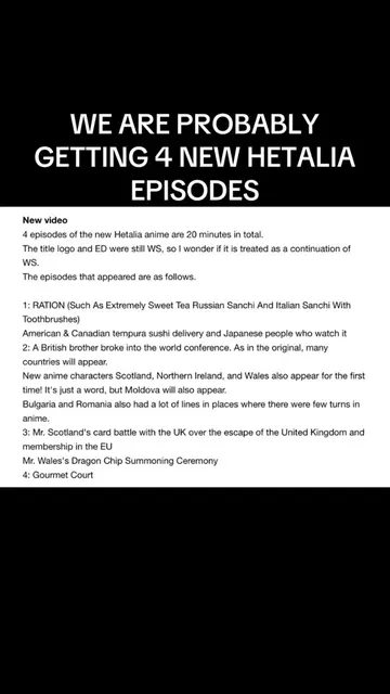 BEST NEWS EVER #hetaliaaxispowers #hetalia #HETALIA2026 #hetaliaworldstars #heta