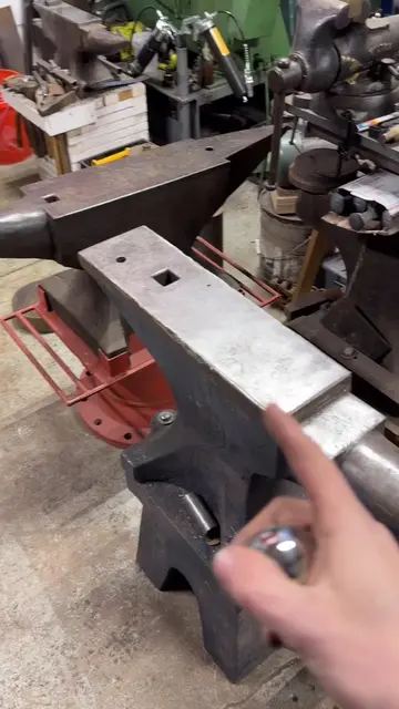 Listen to the difference between a 400lb American made anvil with a hardened ste