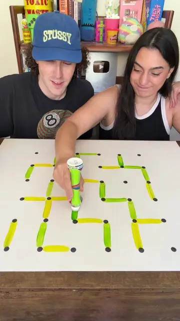 GRID WAR😈🏁 (Lime🍋‍🟩 vs Lemon🍋 edition) #GameNight #boardgames #games #coupl