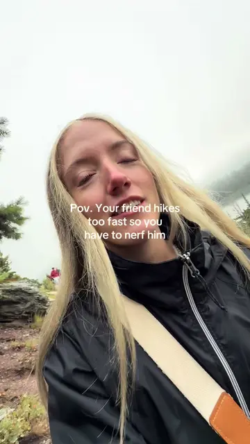 This is what happens to people that are pace pushers 😂 #Hiking 