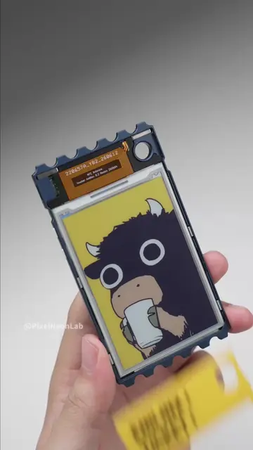 Link in bio. This is a tiny color e-ink display with way more tricks than you'd 