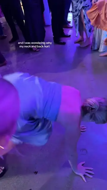 posting this with an ice pack on my back  #wedding #dance #funny 