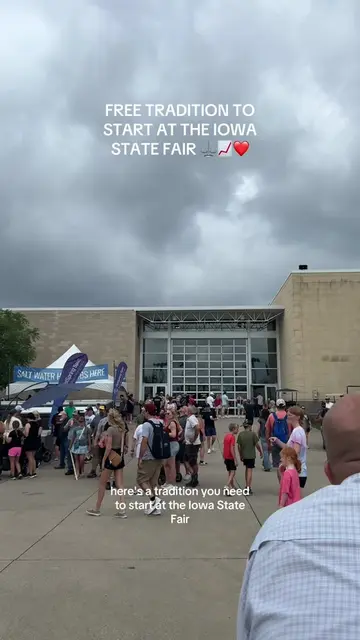 One of my favorite traditions we’ve started at the Iowa State Fair ❤️ every year