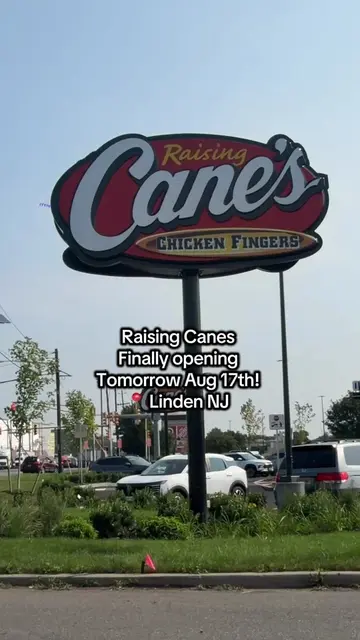 AUG 17th - LINDEN NJ #raisingcanes #linden #newjersey #fyp #grandopening @Raisin