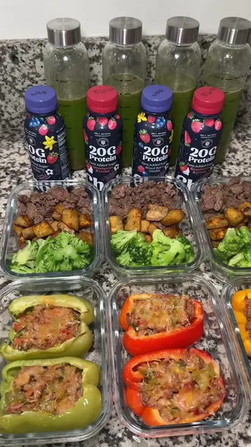 Ready to start a new week 🫰🏼 #mealprepideas #mealprepsundays #weightlossmeals 
