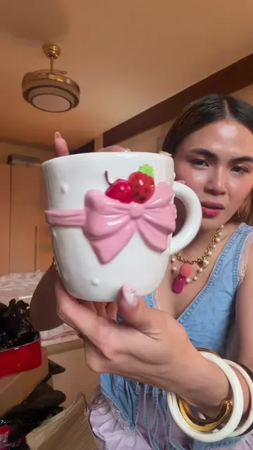Ito na yung na mine ko lahat, magaganda ba? 🥹 #ceramicmugsunboxing #cutemugs #3