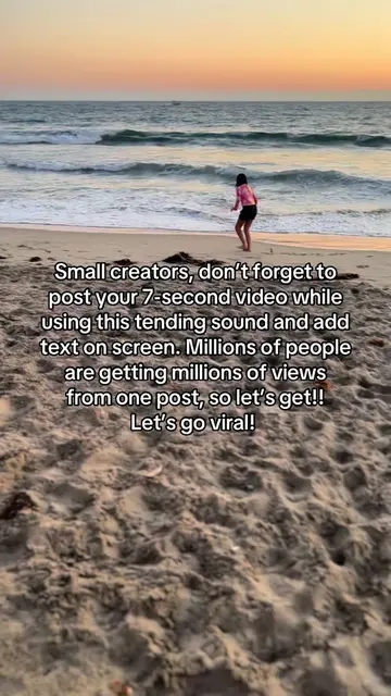 Don’t forget to post your 7-second video while using this trending sound today. 