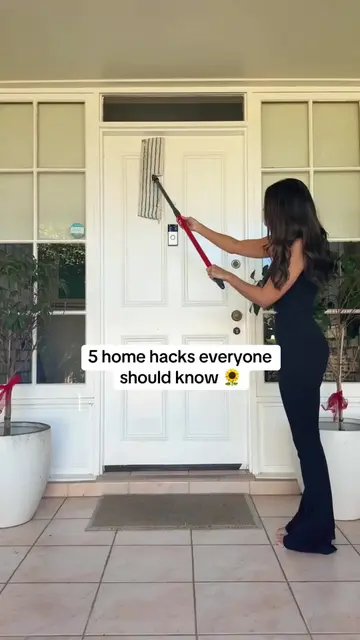 Which trick will you try first? 🌻 Save this video to make cleaning your home a 