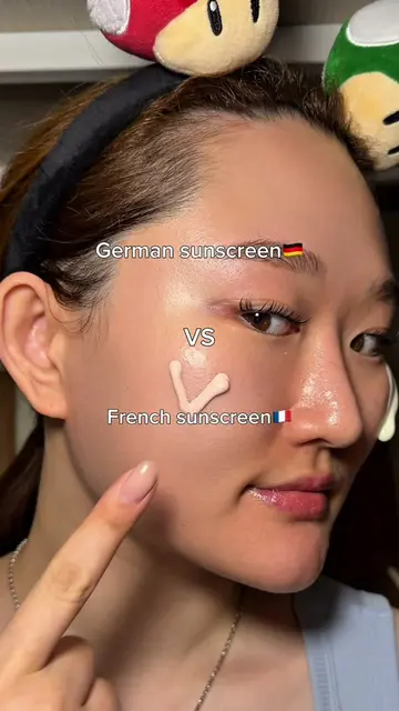 Which do you prefer German 🇩🇪 or French 🇫🇷 sunscreen?☀️ #viral #fyp #sunscre