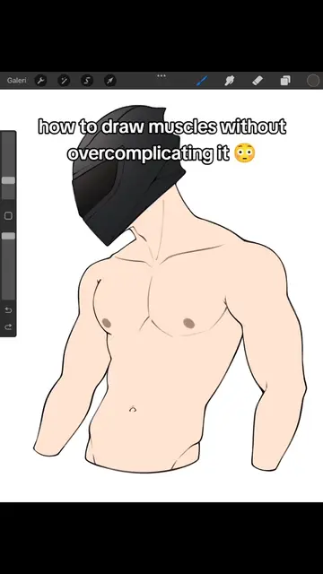 did i nail it? 😳 #artist #drawing #muscle #procreate 