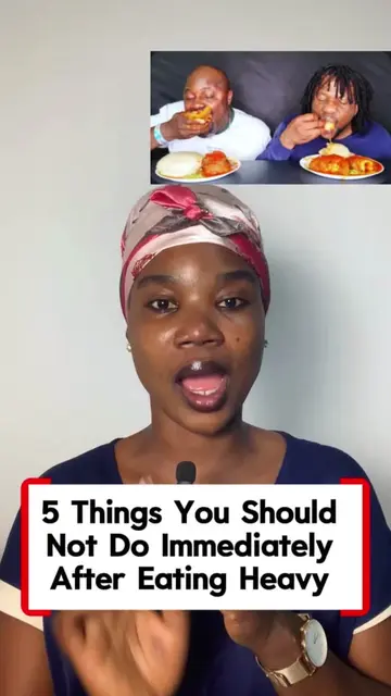 Avoid doing this immediately after eating heavy #creatorsearchinsights #healthad