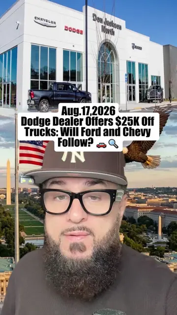 Looks like price wars in the automotive industry are heating up! A Dodge dealer 