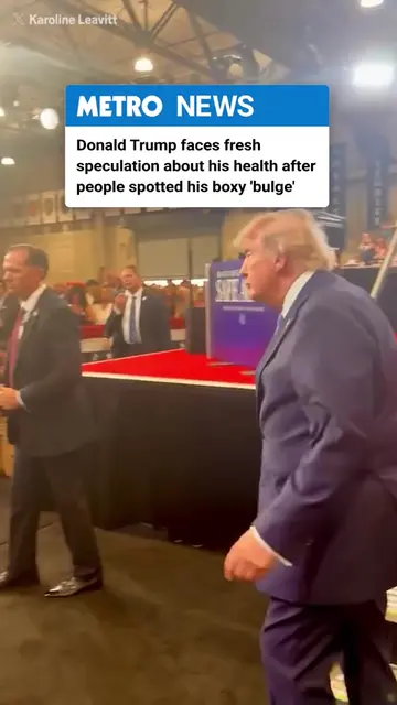 Donald Trump is facing new speculation about his health after a video of his box