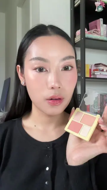@Gentle Colors x Monchhichi Dreamy Blush Palette Swatches <3 <3 <3  #GentleColor